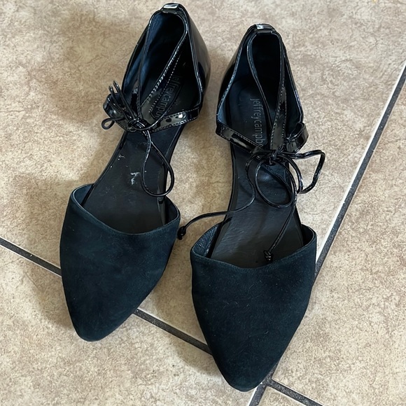 Jeffrey Campbell Patent Leather/Suede Flats - Picture 1 of 5